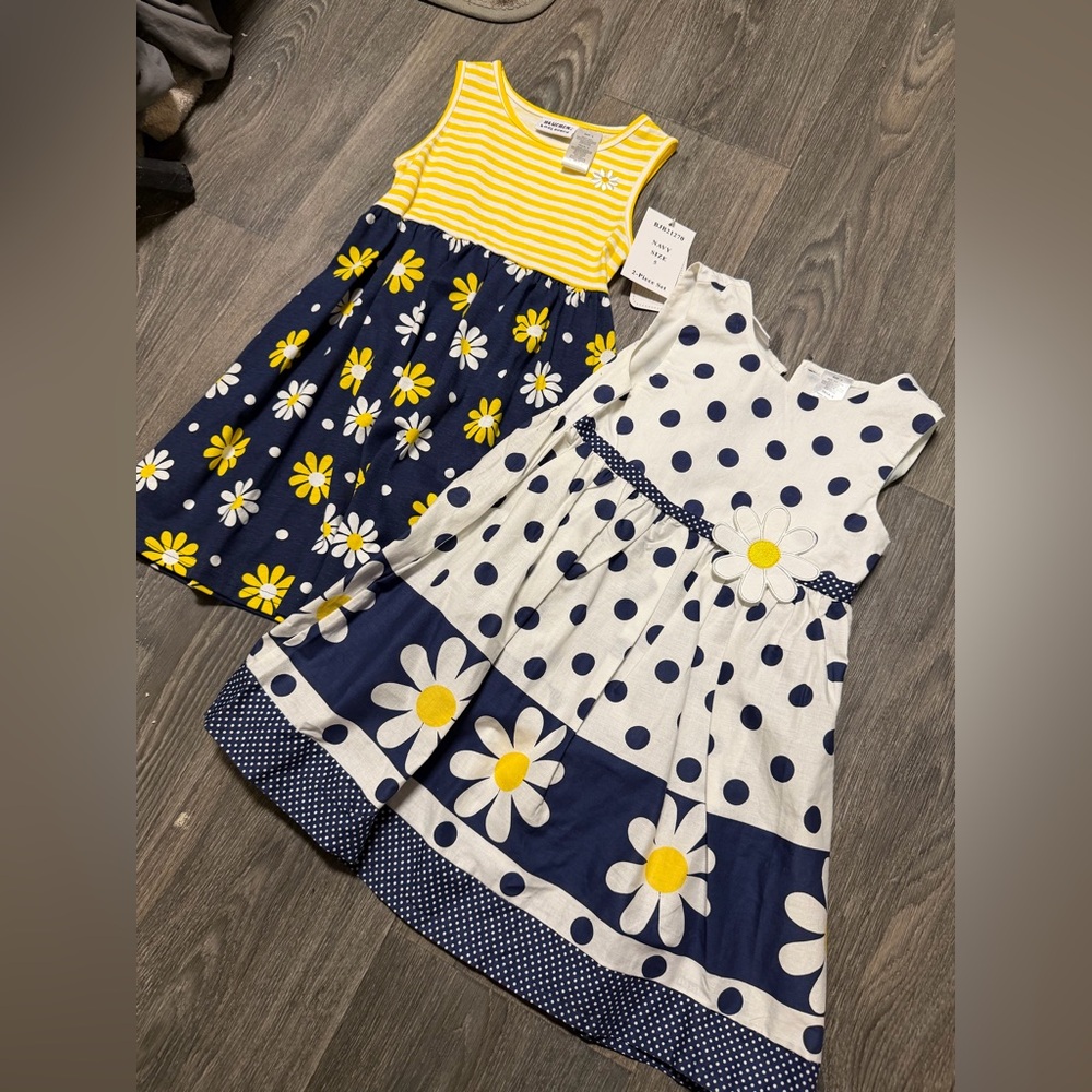 Bluberi Boulevard Floral Kids Dress Set